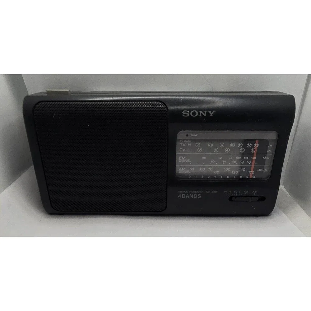 Sony 4 Band AM/FM Receiver Model Number ICF-890 Works Great - Tested No Cord